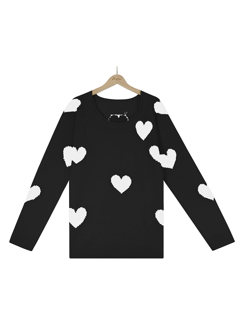 Valentine's Day V-neck Knit Sweater