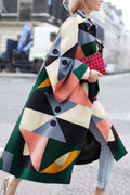 Stylish ' Long Sleeve Lapel Collar Coat