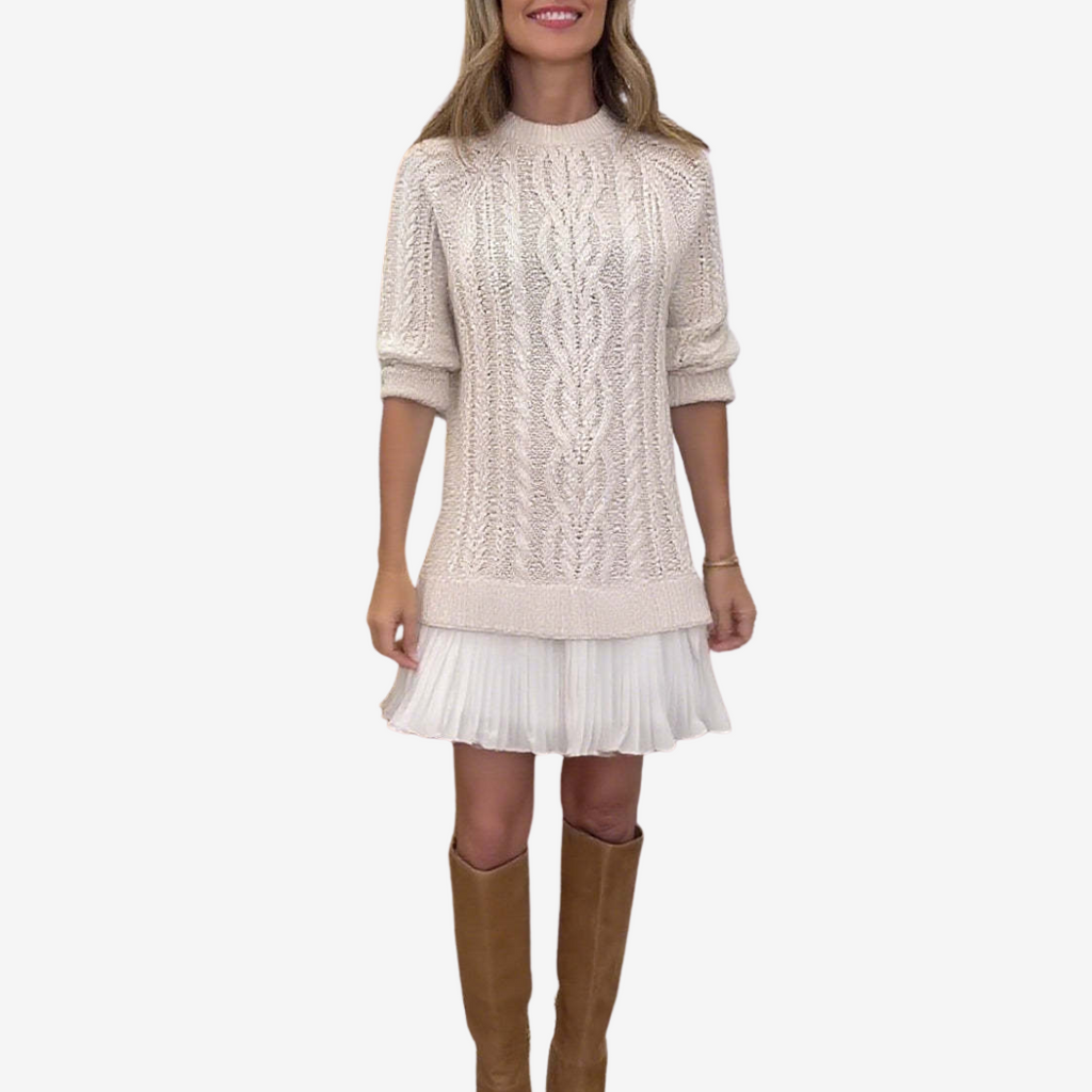 Hailee - Soft Weave Sweater Dress