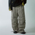 Wide-leg Panel Utility Pants