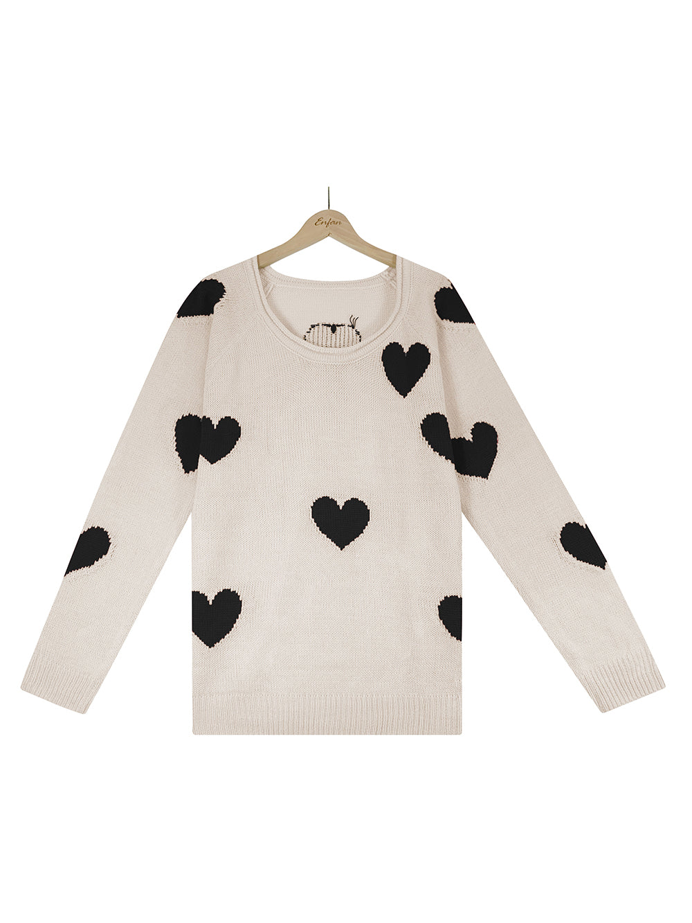 Valentine's Day V-neck Knit Sweater