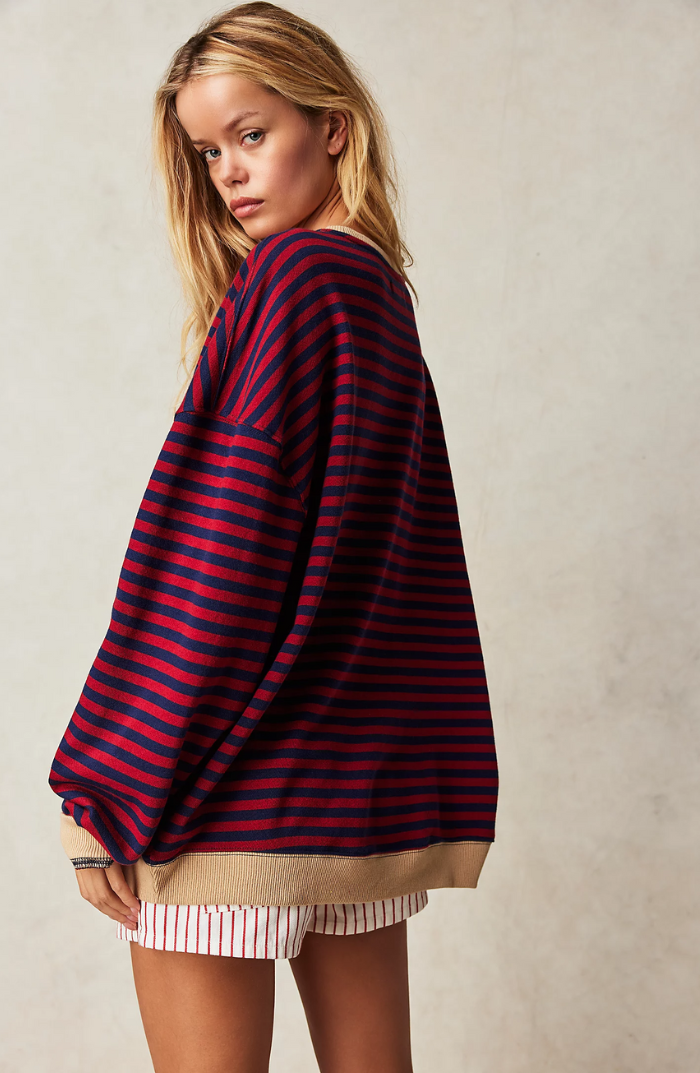Linda - Oversized Striped Sweater