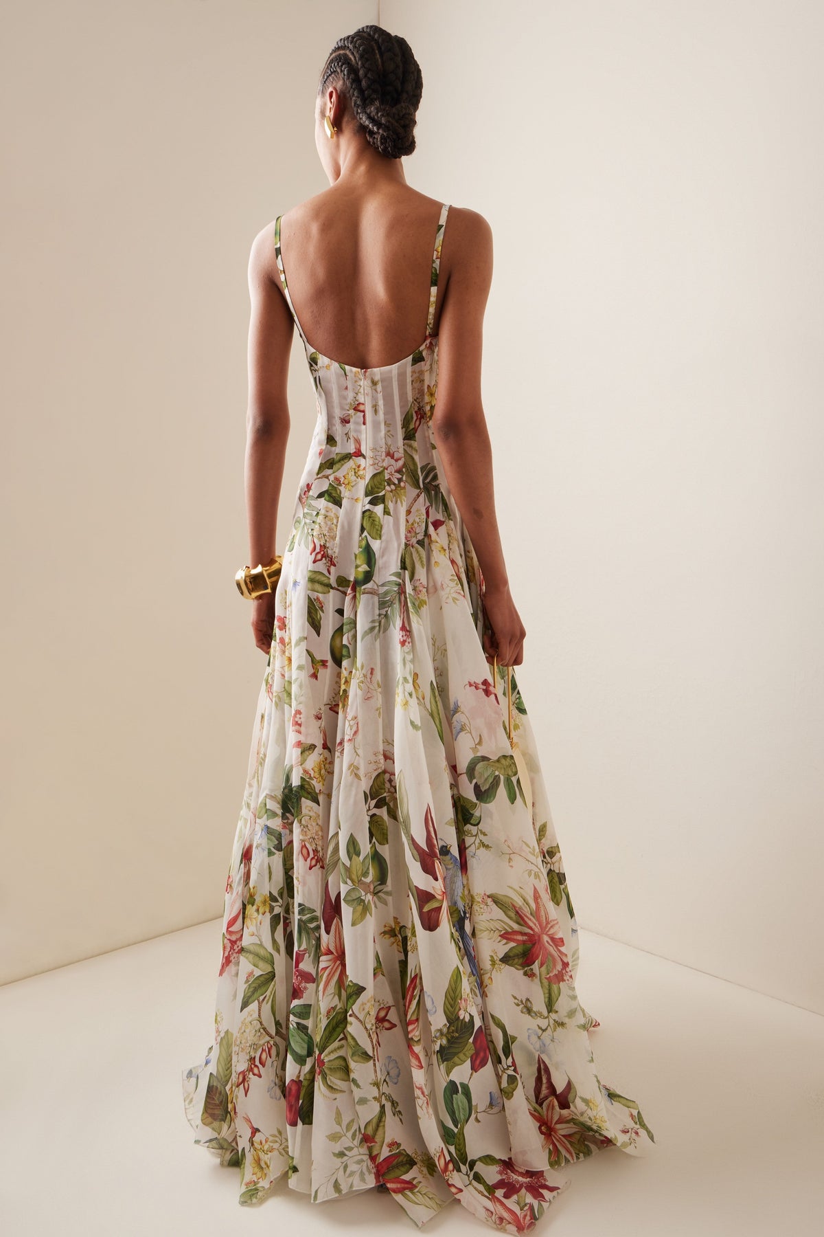 Ruched Sweetheart Neck Maxi Dress