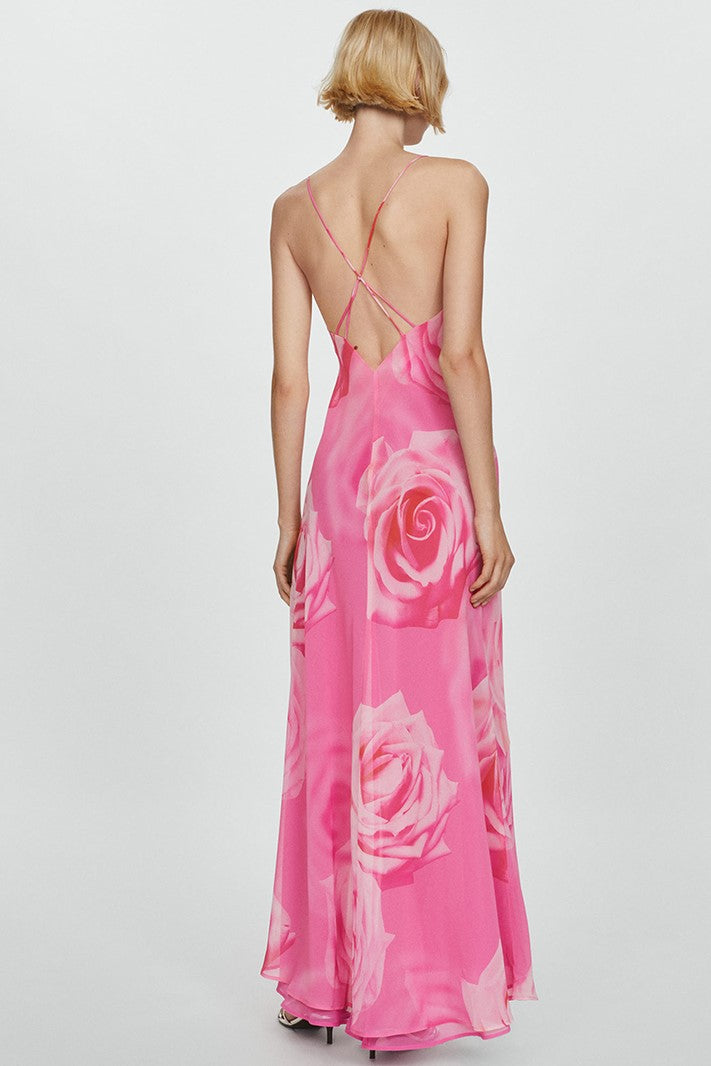 Sleeveless Split Midi Dress