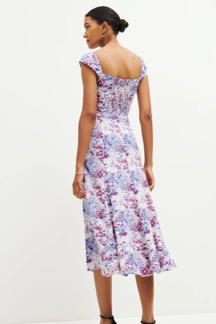 Sleeveless Split Midi Dress