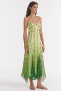 Sweetheart Neck Sleeveless Midi Dress