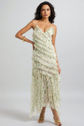Kaira Print Chiffon Maxi Dress
