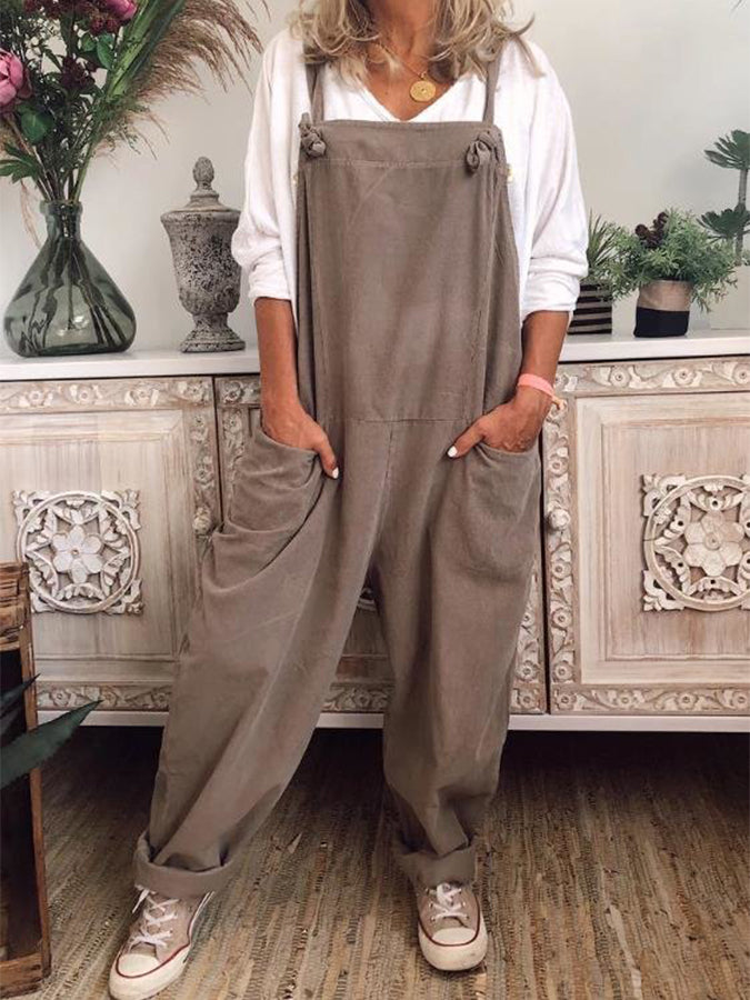 Pockets Jumpsuits