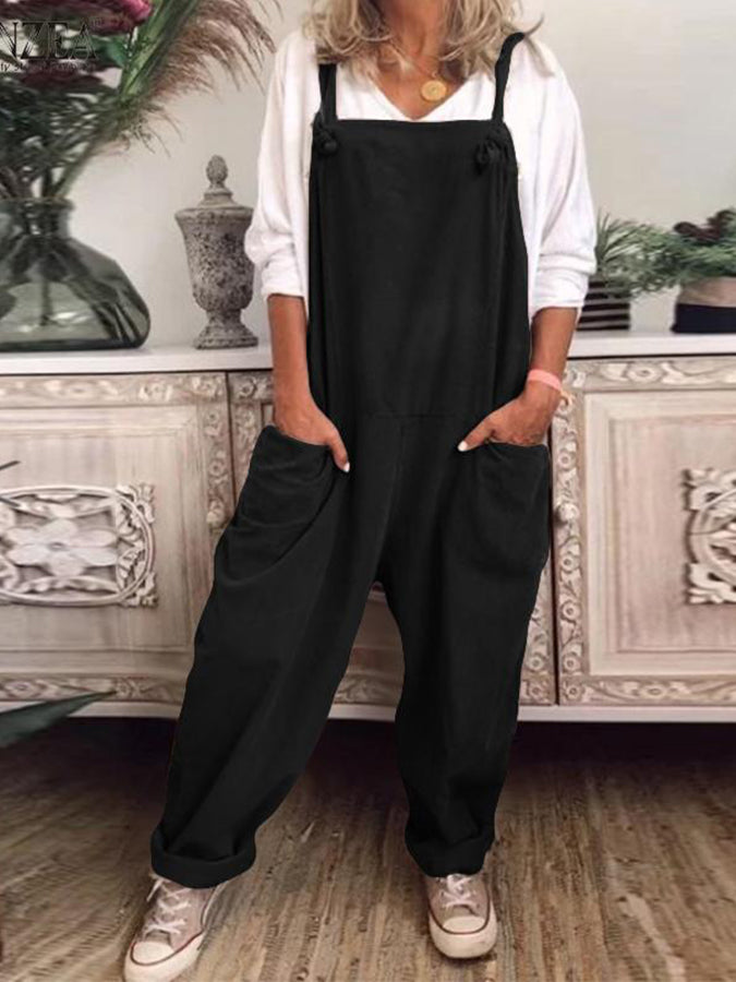 Pockets Jumpsuits