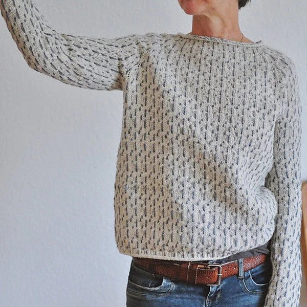 Malona Sweater for – Feminine Autumn Sweater With a Flattering Cut