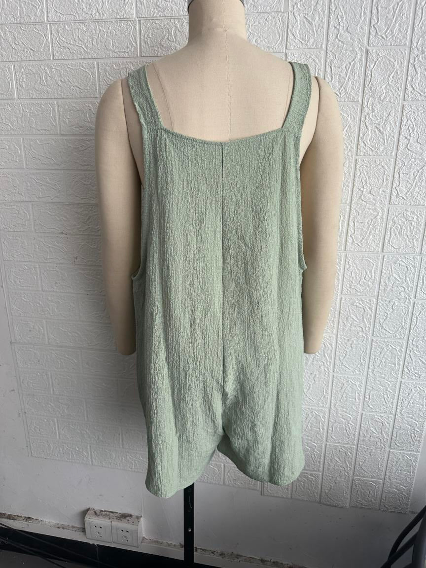 Clothing Summer Suspenders Shorts Jumpsuit Suspender Pants
