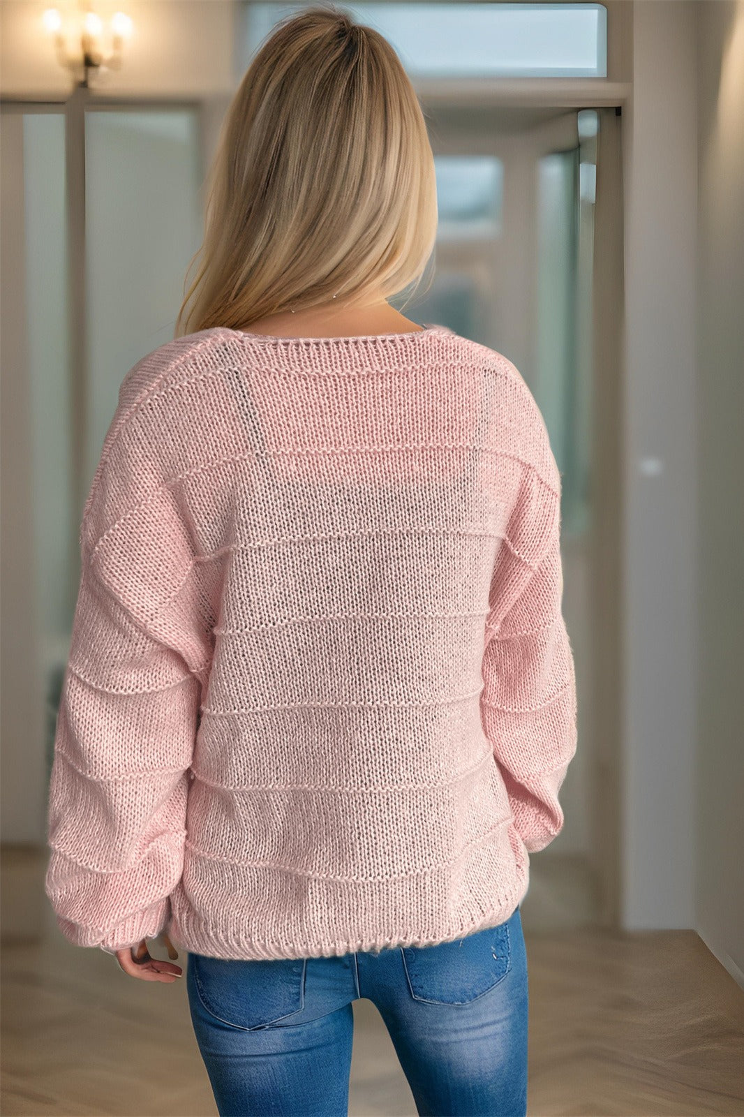 Relaxed V-neck Cardigan