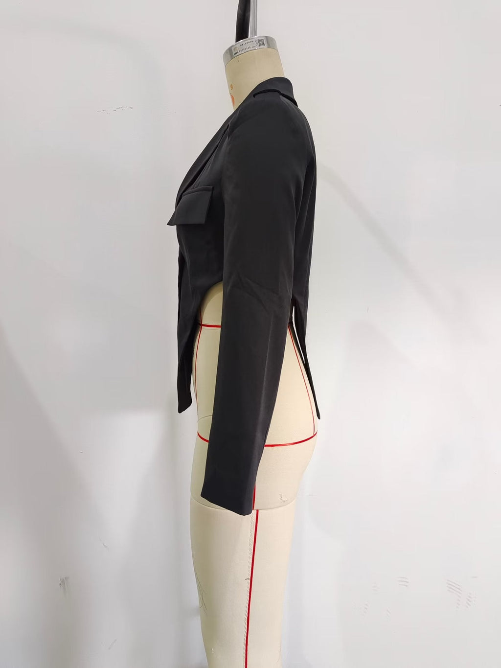 Cutout Out Sets Top High Waist Pleated Design Work Pant Sets