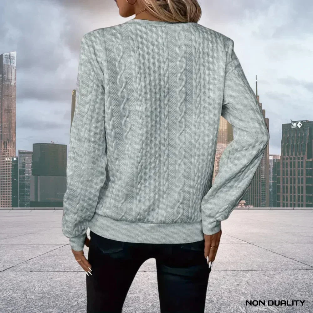 Non-duality Zip-up Sweater