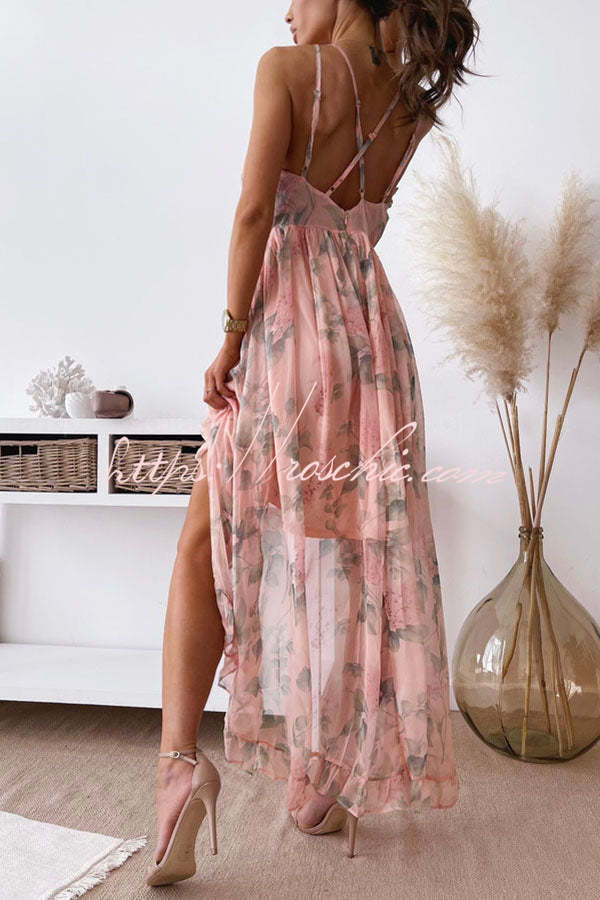 Pier and Dear High Low Midi Dress