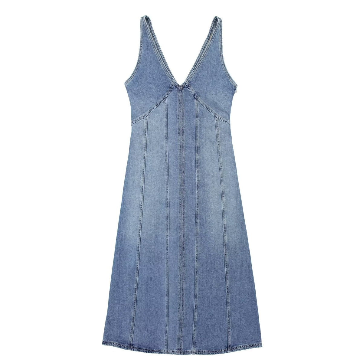 Clothing Denim Midi Dress