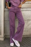 Pants Straight Bottoms