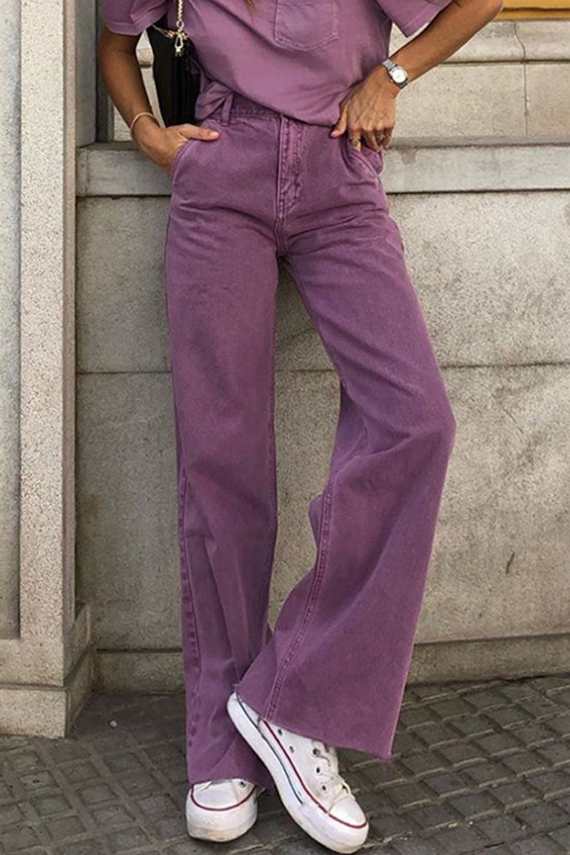 Pants Straight Bottoms