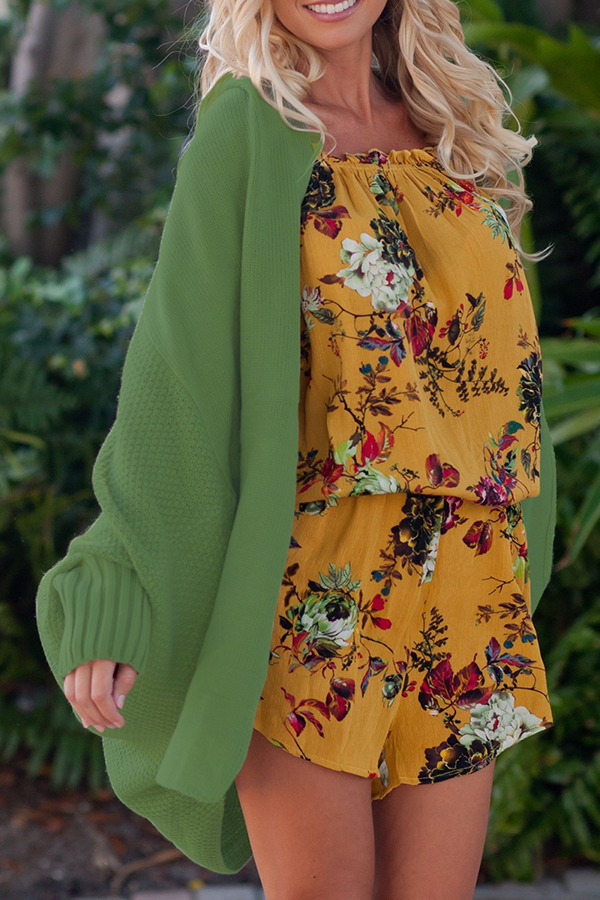 Patchwork Basic Outerwear Sweater