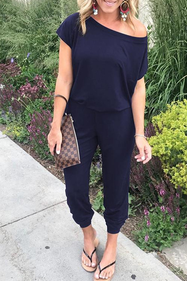 Street V Neck Boot Cut Jumpsuits(6 Colors)