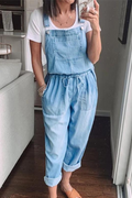 Square Collar Harlan Jumpsuits