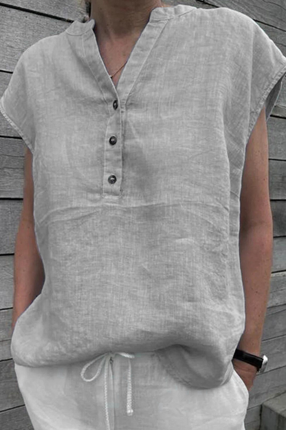 Patchwork V Neck T-shirts(5 Colors)