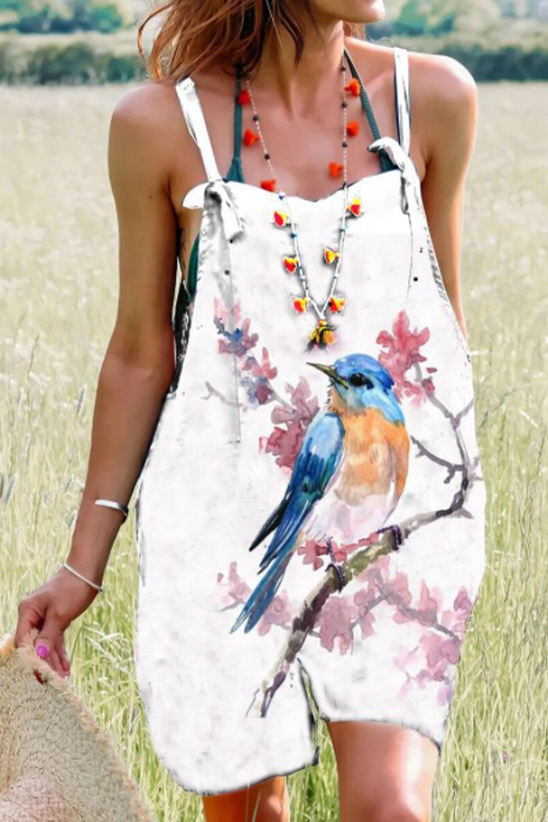 Print Patchwork Straight Jumpsuits(5 Colors)
