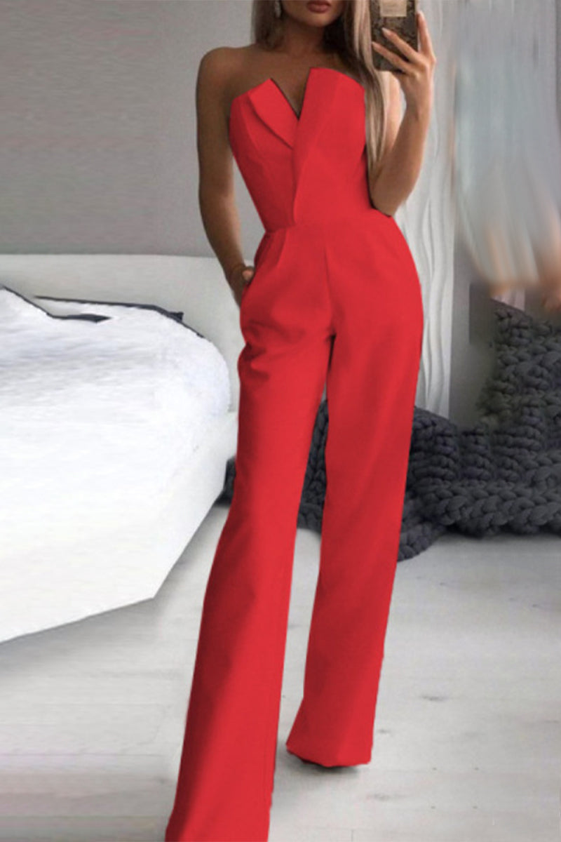 Color Regular Jumpsuits(3 Colors)