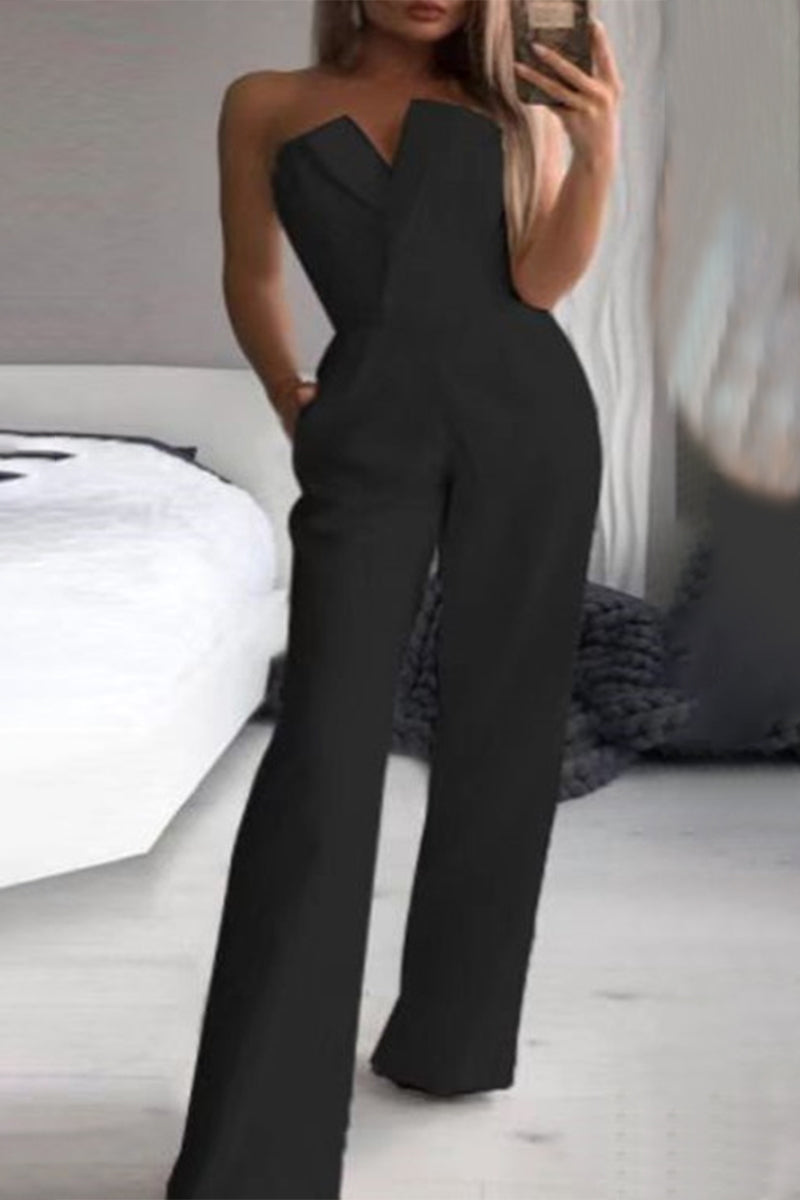 Color Regular Jumpsuits(3 Colors)