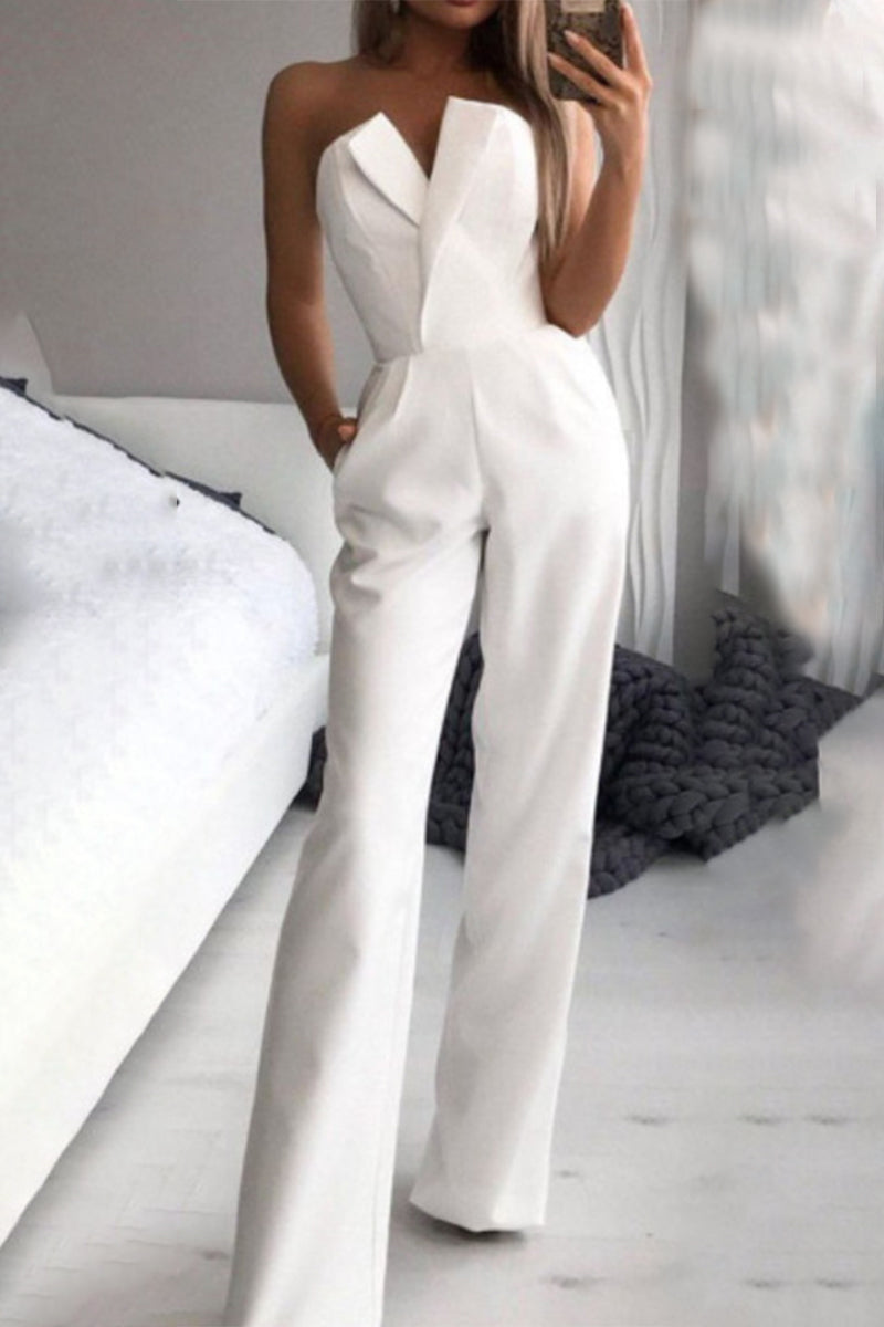 Color Regular Jumpsuits(3 Colors)