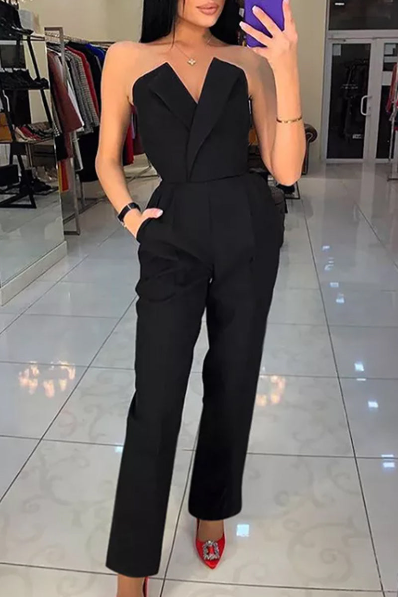 Color Regular Jumpsuits(3 Colors)