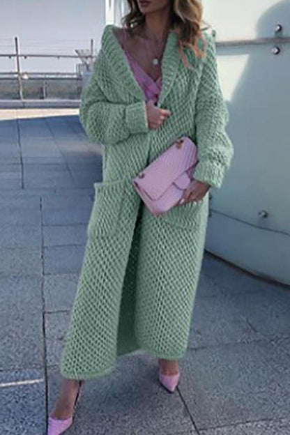Color Cardigan Collar Tops(7 Colors)