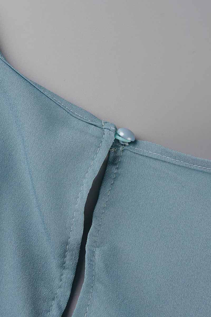 Street Backless V Neck Loose Jumpsuits(3 Colors)
