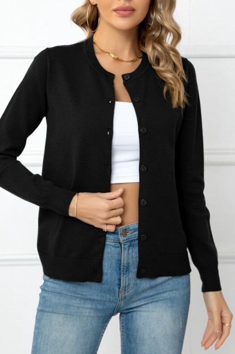 Color Knit Cardigan