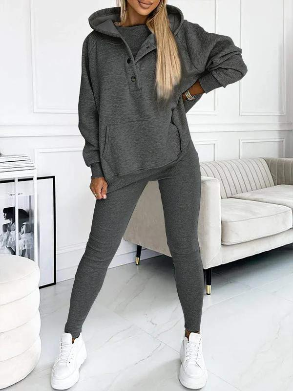 (s-5xl) and Comfortable Sweatshirt Two-piece Suit