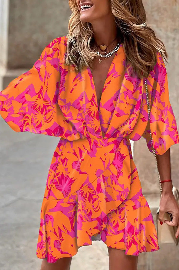 Dancing in the Garden Printed Mini Dress