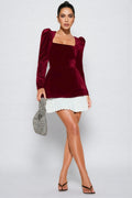 Bali Pleated Hem Mini Dress Two-piece Set