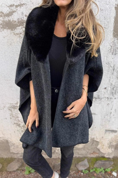 Patchwork Cardigan Turndown Collar Outerwear(3 Colors)