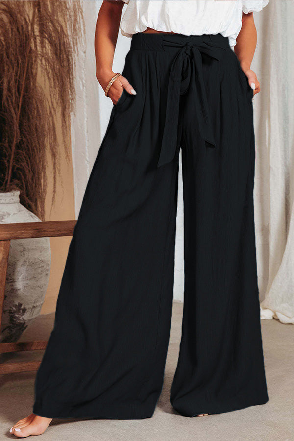 Thin Section Color Summer Wide Leg Pants