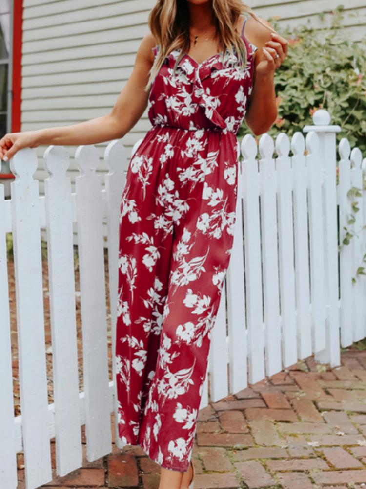 Perfect Sleeveless Wide-leg Jumpsuit