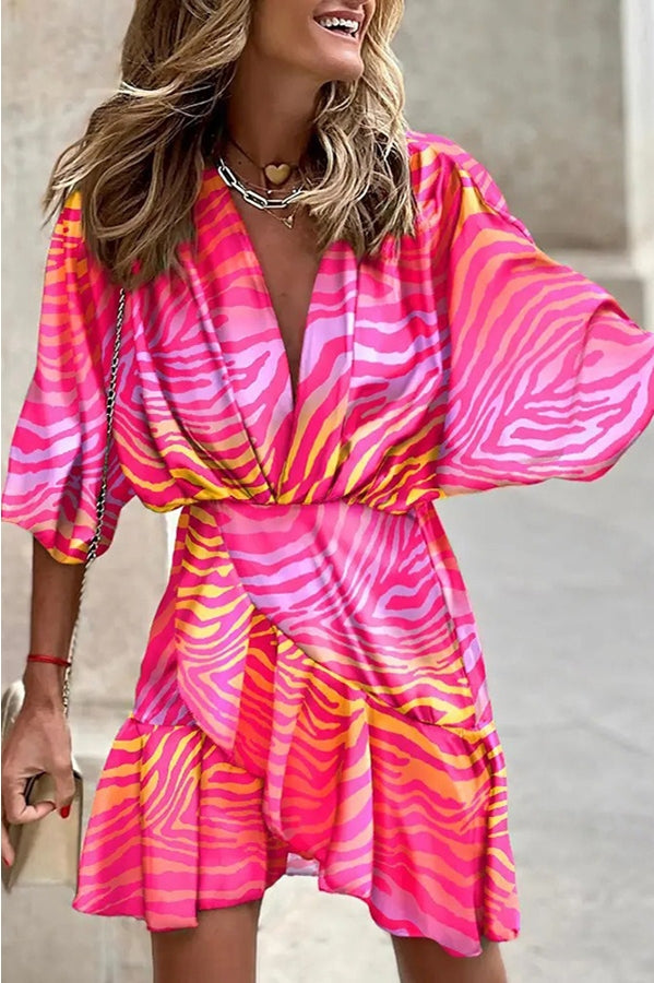 Dancing in the Garden Printed Mini Dress