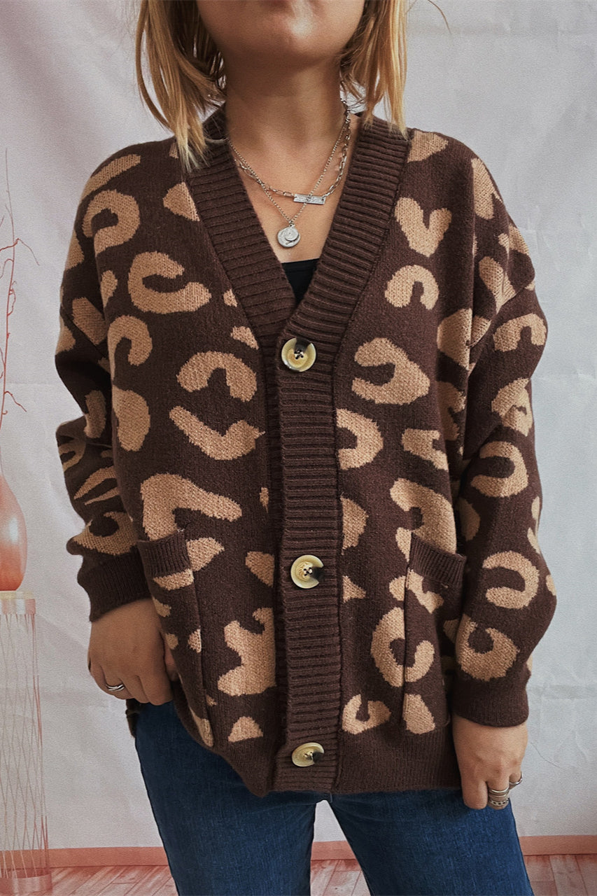 Leopard Long Sleeve Cardigan