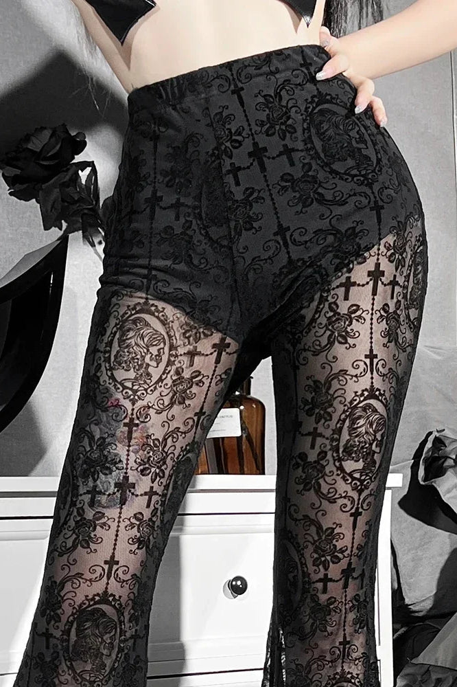 Y2k See-through Mesh Pant