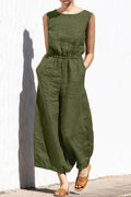 Sleeveless Temperament Jumpsuit