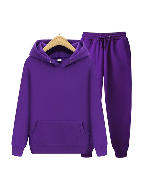 New ’s Wear Suit Sportswear Suit Color Pullover + Pants Suit Autumn and Winter Suit