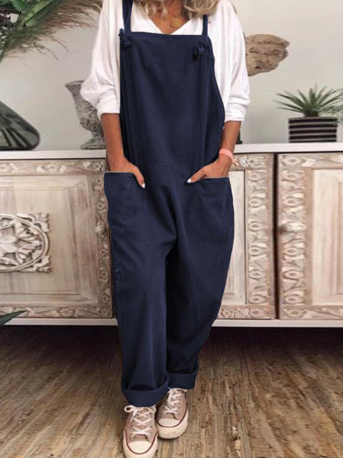 Pockets Jumpsuits