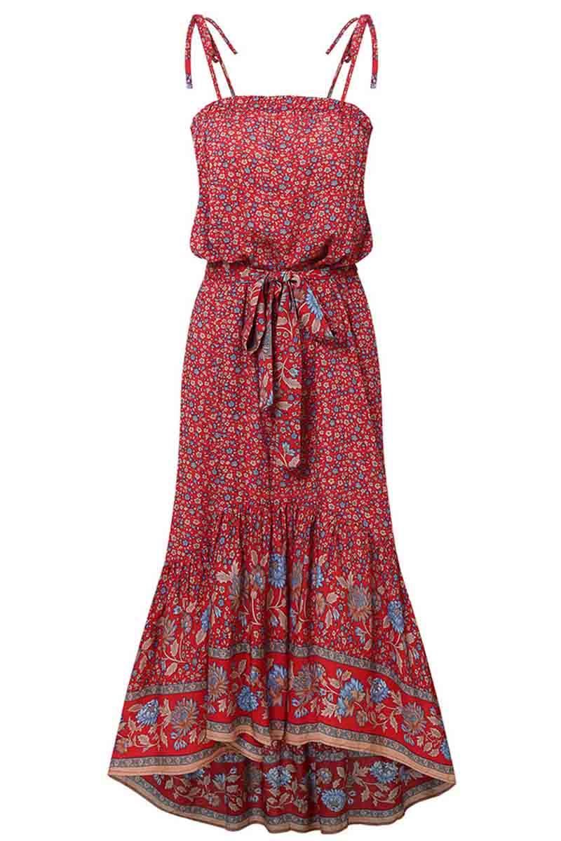 Flower Print Midi Dress( 3 Colors)