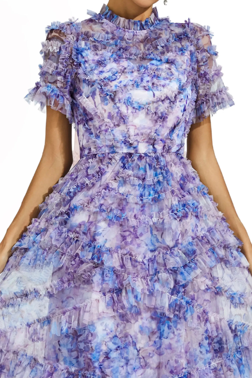 Saroyan Purple Midi Dress
