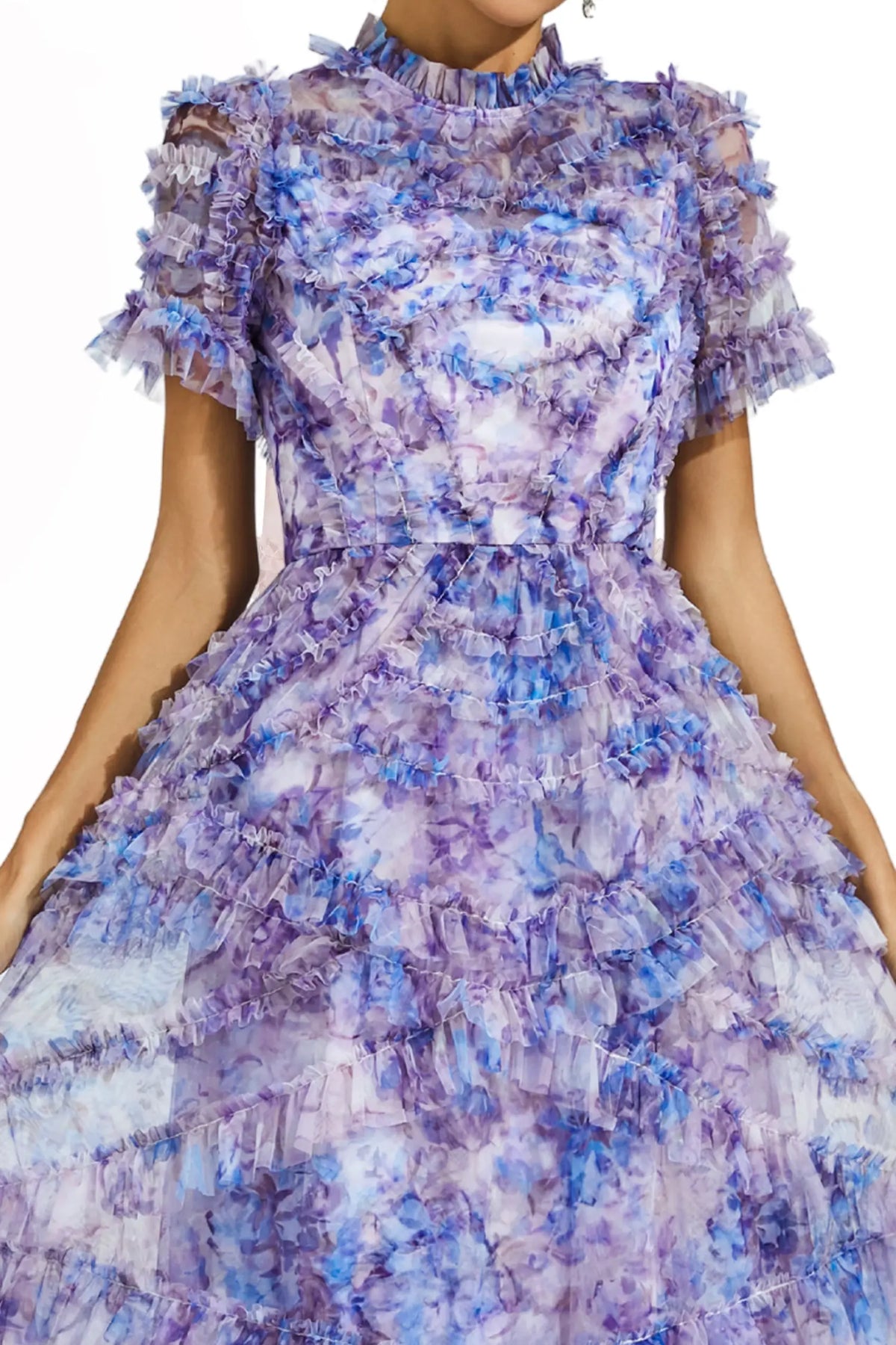 Saroyan Purple Midi Dress