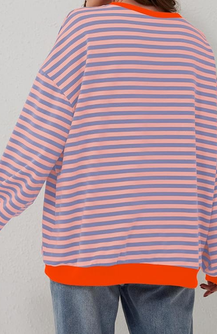 Linda - Oversized Striped Sweater